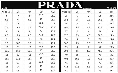 prada shoes size chart us|prada sneaker size chart.